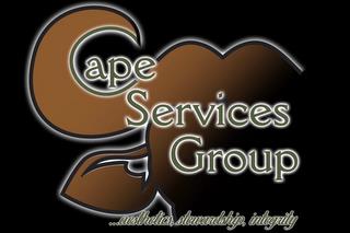 CAPE SERVICES GROUP ...AESTHETICS, STEWARDSHIP, INTEGRITY trademark