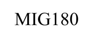 MIG180 trademark