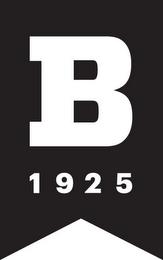 B 1925 trademark