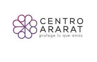 CENTRO ARARAT PROTEGE LO QUE AMAS trademark