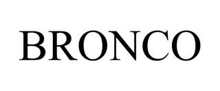 BRONCO trademark