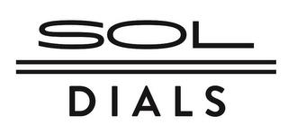 SOL DIALS trademark