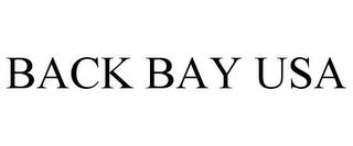 BACK BAY USA trademark