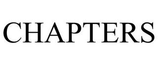 CHAPTERS trademark