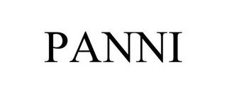 PANNI trademark