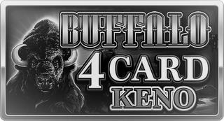 BUFFALO 4 CARD KENO trademark