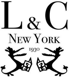 L & C NEW YORK 1930 trademark