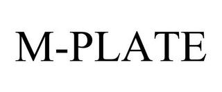 M-PLATE trademark