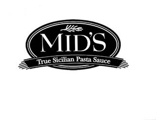 MID'S TRUE SICILIAN PASTA SAUCE trademark