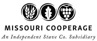 MISSOURI COOPERAGE AN INDEPENDENT STAVECO. SUBSIDIARY trademark