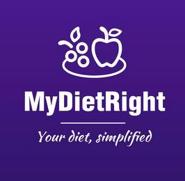 MYDIETRIGHT YOUR DIET, SIMPLIFIED trademark