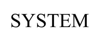 SYSTEM trademark