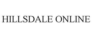 HILLSDALE ONLINE trademark