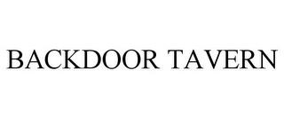 BACKDOOR TAVERN trademark