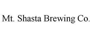 MT. SHASTA BREWING CO. trademark