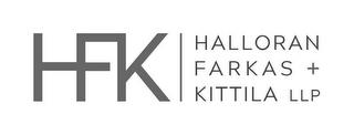 HFK HALLORAN FARKAS + KITTILA LLP trademark