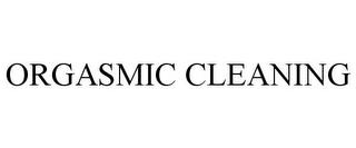 ORGASMIC CLEANING trademark