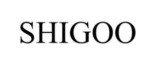 SHIGOO trademark