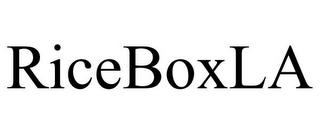 RICEBOXLA trademark