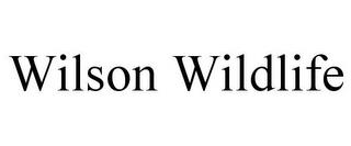 WILSON WILDLIFE trademark