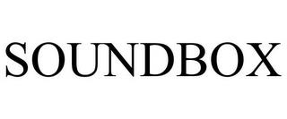 SOUNDBOX trademark