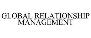 GLOBAL RELATIONSHIP MANAGEMENT trademark