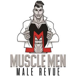 MUSCLE MEN MALE REVUE M trademark