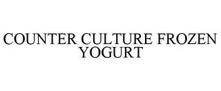 COUNTER CULTURE FROZEN YOGURT trademark