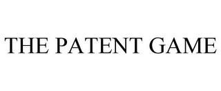 THE PATENT GAME trademark