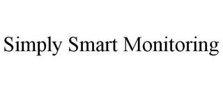 SIMPLY SMART MONITORING trademark