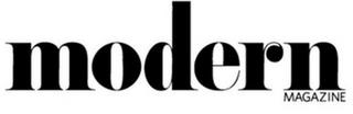 MODERN MAGAZINE trademark