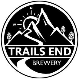 TRAILS END BREWERY W N trademark