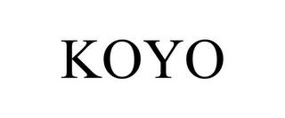 KOYO trademark