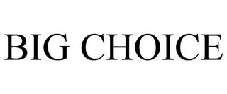 BIG CHOICE trademark