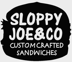 SLOPPY JOE & CO CUSTOM CRAFTED SANDWICHES trademark