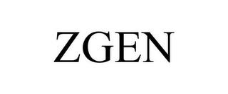 ZGEN trademark