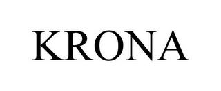 KRONA trademark