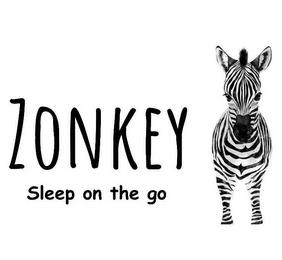 ZONKEY SLEEP ON THE GO trademark