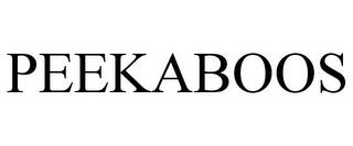 PEEKABOOS trademark