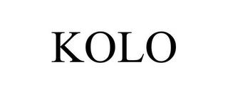 KOLO trademark