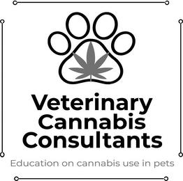 VETERINARY CANNABIS CONSULTANTS EDUCATION ON CANNABIS USE IN PETS trademark