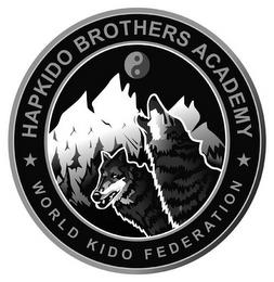 HAPKIDO BROTHERS ACADEMY WORLD KIDO FEDERATION trademark