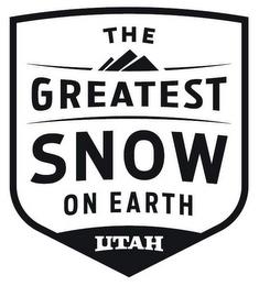 THE GREATEST SNOW ON EARTH UTAH trademark