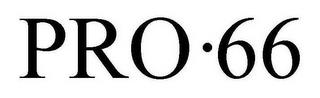 PRO·66 trademark