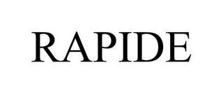 RAPIDE trademark