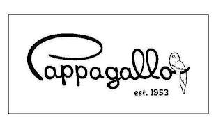 PAPPAGALLO EST. 1953 trademark