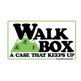 WALK BOX A CASE THAT KEEPS UP WALKBOXCASE.COM trademark