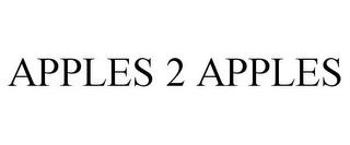 APPLES 2 APPLES trademark