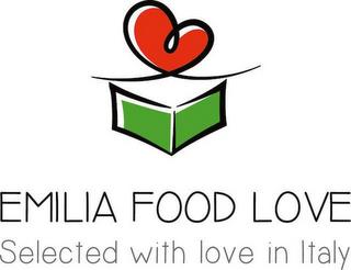 EMILIA FOOD LOVE SELECTED WITH LOVE IN ITALY trademark