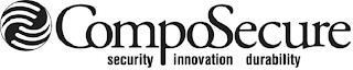 COMPOSECURE SECURITY INNOVATION DURABILITY trademark